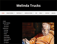 Tablet Screenshot of melindatrucks.com